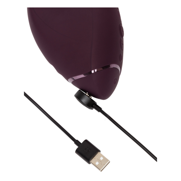 WOMANIZER - DUO NEXT STIMOLATORE DOPPIO CLITORIDEO E PUNTO G VIOLA SCURO