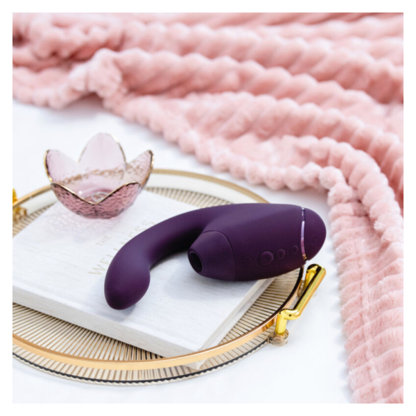 WOMANIZER - DUO NEXT DUAL CLITORAL & G-SPOT STIMULATOR BLACK