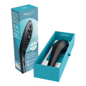 WOMANIZER - POMMEAU DE DOUCHE STIMULANT CLITORIAL WAVE NOIR