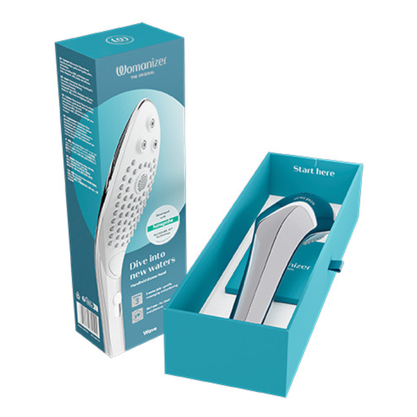 WOMANIZER - POMMEAU DE DOUCHE STIMULANT CLITORIAL WAVE CHROME