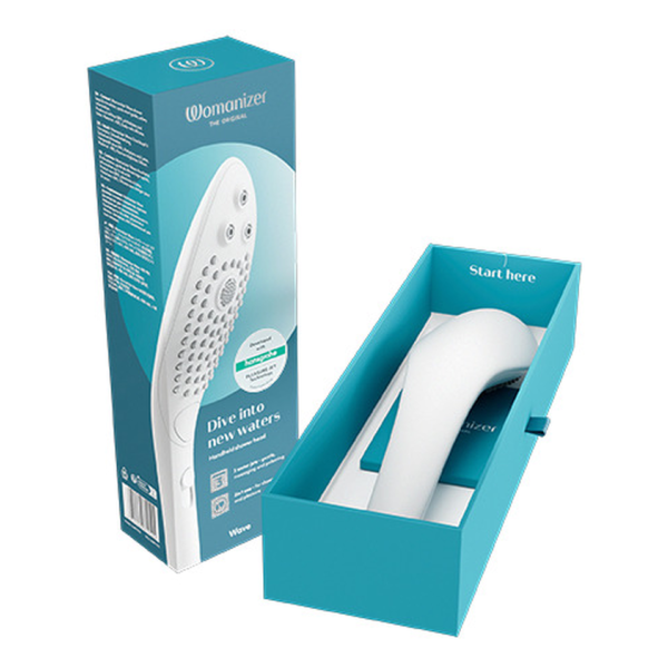 WOMANIZER - WAVE KLITORALSTIMULIERENDER DUSCHKOPF WEISS