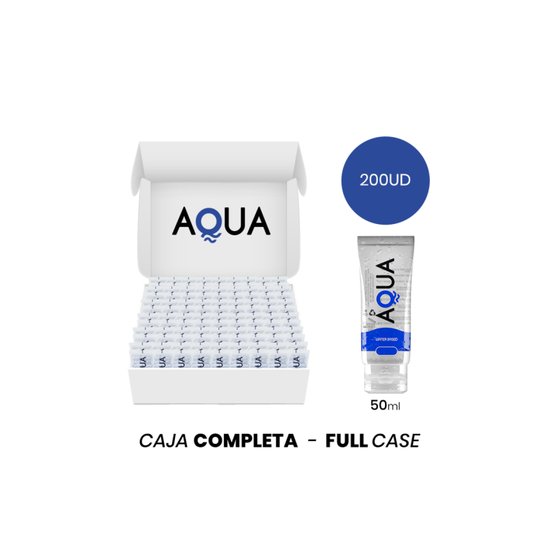 MOQ 200 - AQUA QUALITY WATERBASED LUBRICANT 50 ML - Water-based