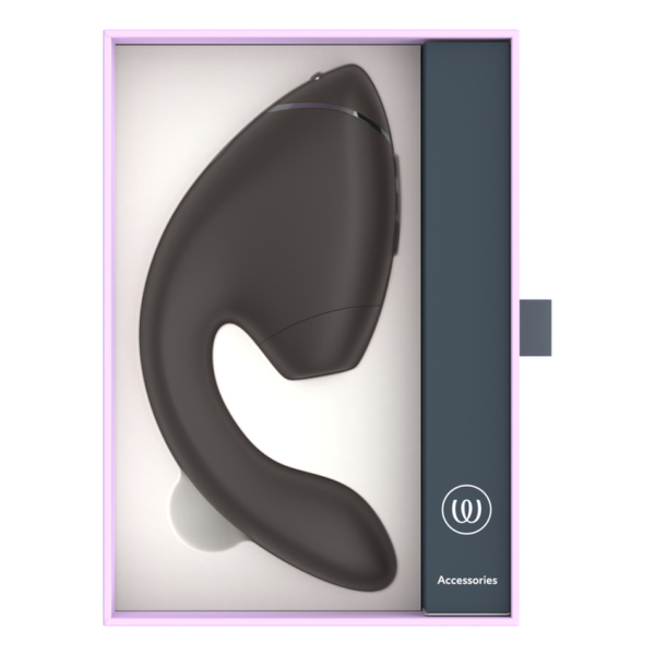 WOMANIZER - DUO NEXT STIMULATEUR CLITORIAL ET DE POINT G DOUBLE NOIR