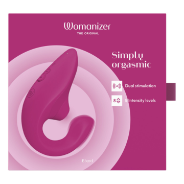 WOMANIZER - BLEND RABBIT VIBRATOR STIMULATOR VIBRANT PINK