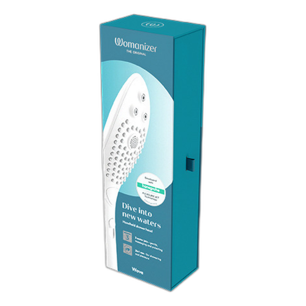 WOMANIZER - WAVE CLITORAL STIMULATING SHOWER HEAD WHITE