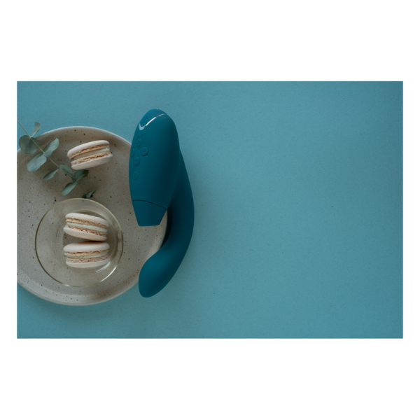 WOMANIZER - DUO 2 STIMULATOR BLEU PÉTROLE