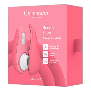 WOMANIZER - LIBERTY 2 STIMOLATORE CLITORIDEO E ASPIRAZIONE ROSA