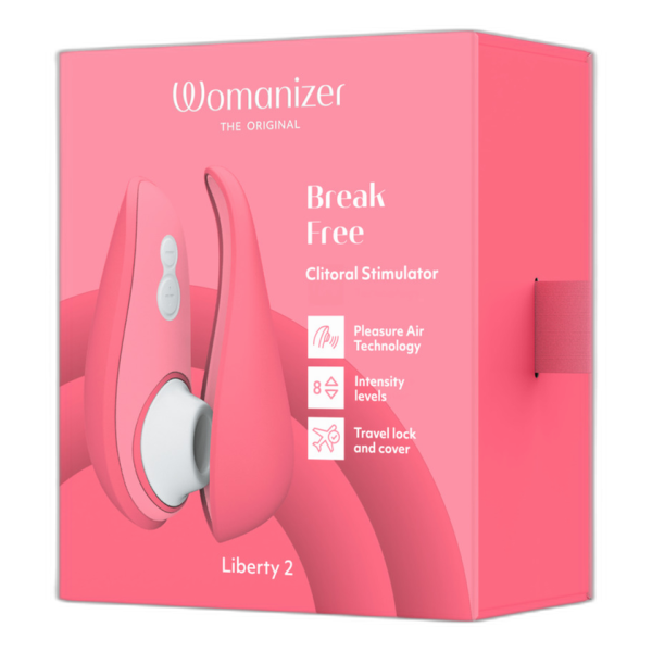 WOMANIZER - LIBERTY 2 STIMULATEUR DE CLITORIS ET ASPIRATION ROSE