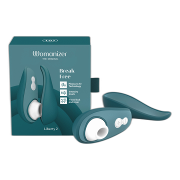 WOMANIZER - LIBERTY 2 STIMOLATORE CLITORIDEO E ASPIRAZIONE BLU