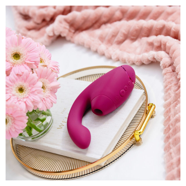 WOMANIZER - DUO NEXT DUAL CLITORAL & G-SPOT STIMULATOR DUSKY PINK