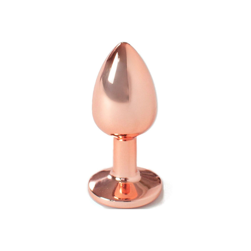 SECRETPLAY - PLUG ANAL EN MÉTAL OR ROSE PETITE TAILLE 7 CM - SECRETPL…