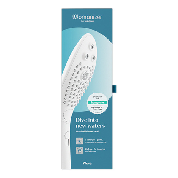 WOMANIZER - WAVE KLITORALSTIMULIERENDER DUSCHKOPF WEISS