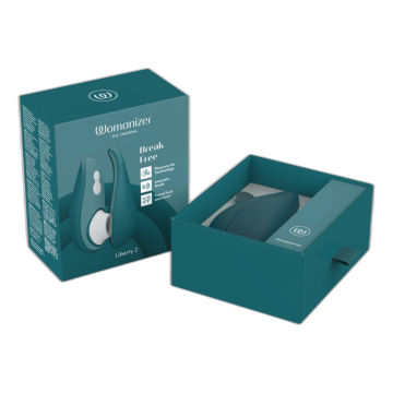 WOMANIZER - LIBERTY 2 STIMOLATORE CLITORIDEO E ASPIRAZIONE BLU