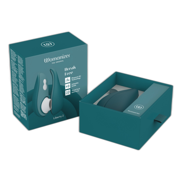 WOMANIZER - LIBERTY 2 STIMOLATORE CLITORIDEO E ASPIRAZIONE BLU