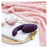 WOMANIZER - DUO NEXT STIMOLATORE DOPPIO CLITORIDEO E PUNTO G VIOLA SCURO