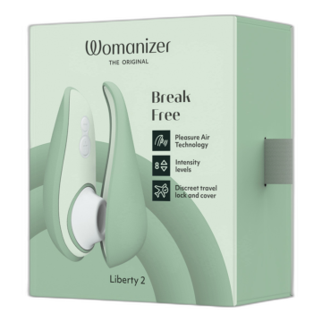 WOMANIZER - LIBERTY 2 KLITORISSTIMULATOR & SAUGGERÄT HELLGRÜN