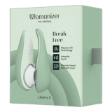 WOMANIZER - LIBERTY 2 STIMULATEUR DE CLITORIS ET ASPIRATION VERT CLAIR