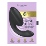WOMANIZER - DUO NEXT DOPPELTER KLITORIS- & G-PUNKT-STIMULATOR SCHWARZ