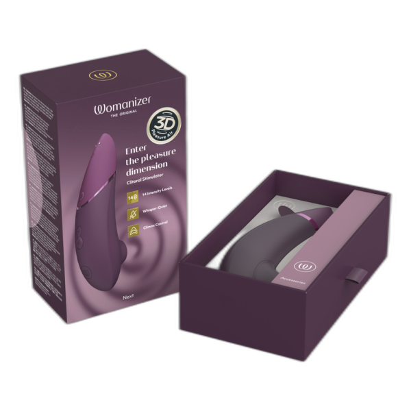 WOMANIZER - STIMULATEUR CLITORIAL SUIVANT VIOLET FONCÉ
