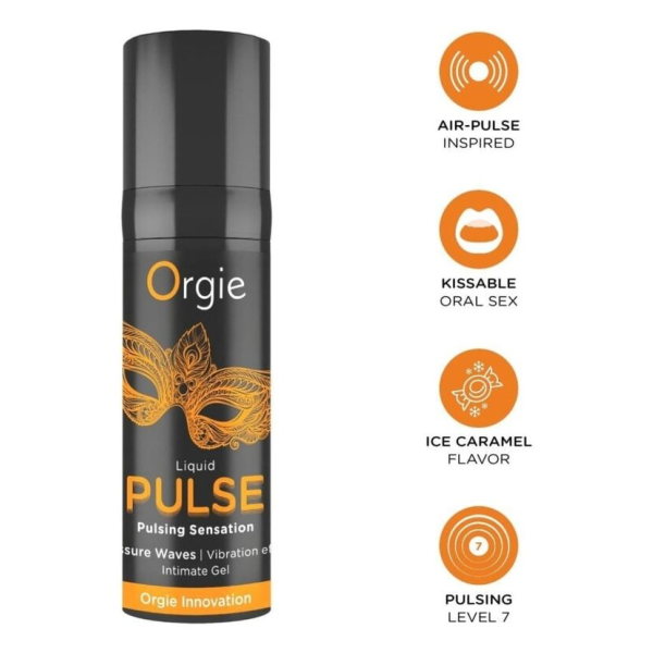 ORGIE - PULSE KISSABLE PULSING SENSATION INTIMATE GEL 15 ML