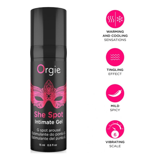 ORGIE - SHE SPOT G-SPOT ERREGUNGS-INTIMGEL 15 ML