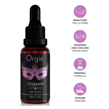 ORGIE - GOCCE PER L'ORGASMO E LA RISCALDAMENTO CLITORIDEO 30 ML