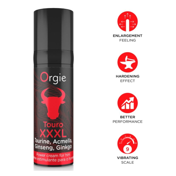 ORGIE - TOURO XXXL POTENZIATORE E INGRANDITORE DELL'EREZIONE 15 ML