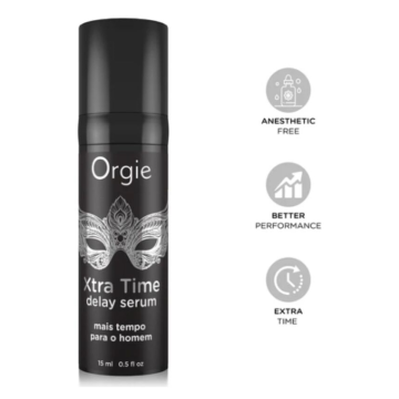 ORGIE - SIERO A RITARDO AL SILICONE EXTRA TIME SENZA ANESTETICO 15 ML