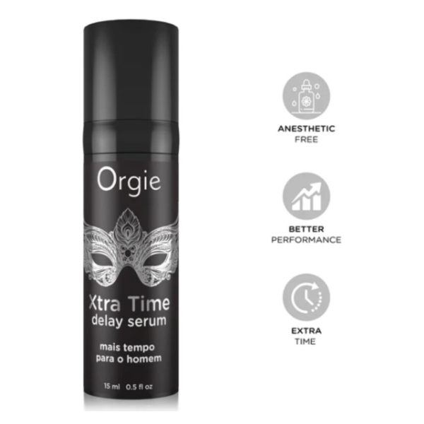 ORGIE - XTRA TIME SILIKON-VERZÖGERUNGSSERUM, ANÄSTHETIKFREI, 15 ML