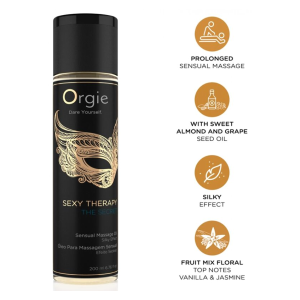 ORGIE - SEXY THERAPY THE SECRET SENSUAL MASSAGE OIL 200 ML