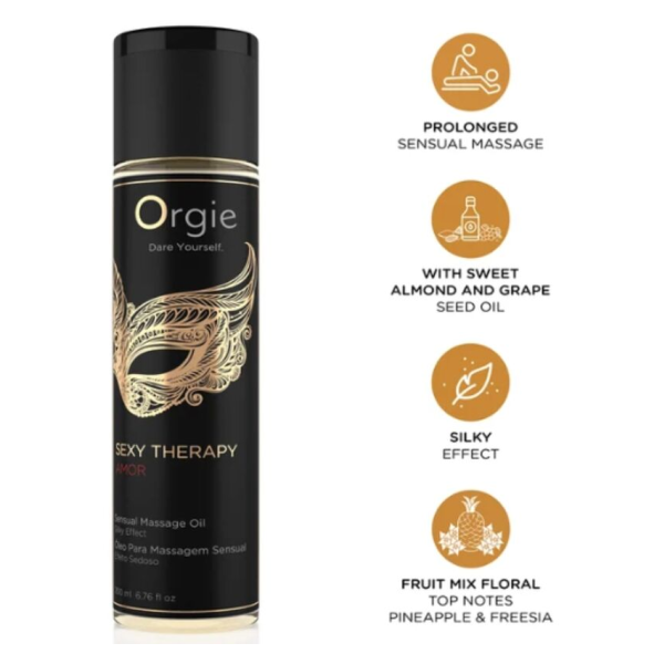 ORGIE - SEXY THERAPY AMOR SENSUAL MASSAGE OIL 200 ML