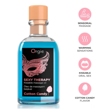 ORGIE - COFFRET DE MASSAGE POUR LES LÈVRES, BARBE À PAPA, 100 ML