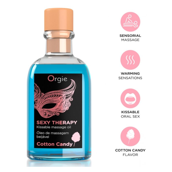 ORGIE - LIPPENMASSAGE-SET MIT ZUCKERWATTE, 100 ML