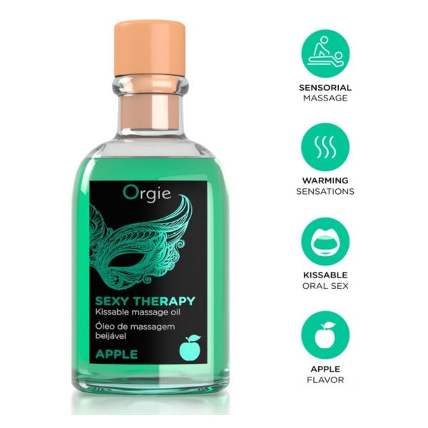 ORGIE - COFFRET DE MASSAGE POUR LES LÈVRES APPLE KISSABLE 100 ML