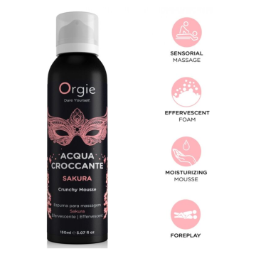 ORGIE - ACQUA CROCCANTE SAKURA CRUNCHY MASSAGE MOUSSE 150 ML