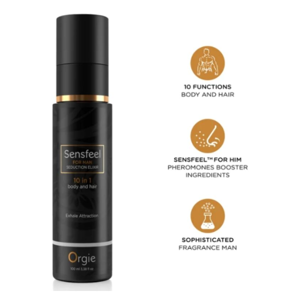 ORGIE - ELISIR DI SEDUZIONE SENSEEL FOR MAN 10 IN 1 CORPO E CAPELLI 100 ML