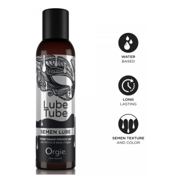 ORGIE - TUBO LUBRIFICANTE SEMEN LUBRIFICANTE GEL INTIMO A BASE DE ACQUA 150 ML
