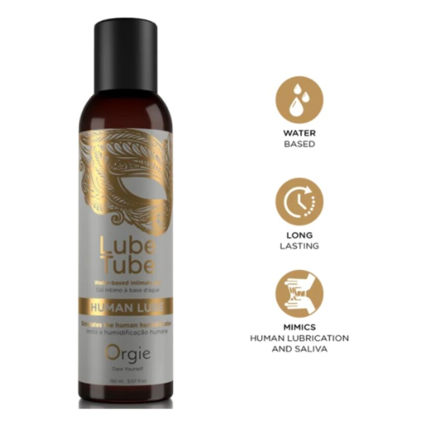 ORGIE - LUBE TUBE HUMAN LUBE WATER-BASED INTIMATE GEL 150 ML