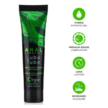 ORGIE - TUBE DE LUBRIFIANT HYBRIDE HYBRIDE POUR SEXE ANAL SENSITIVE 100 ML