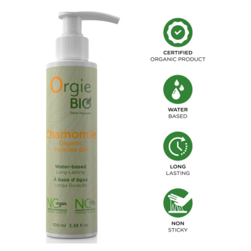 ORGIE - BIO CAMOMILLE GEL INTIME BIO À BASE DE EAU 100 ML