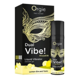 ORGIE - DOPPIA VIBRAZIONE! LIQUIDO VIBRANTE AL LIMONE, GIN E TONICO, 15 ML