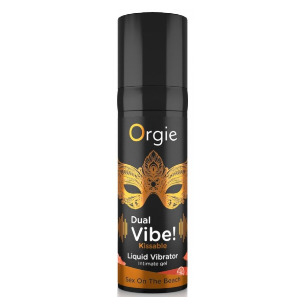ORGIE - DOUBLE VIBRATION! SEXE SUR LA PLAGE VIBRATEUR LIQUIDE À EMBRASSER 15 ML