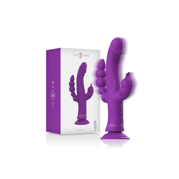 Intense - Casanova Vibrador Rabbit Silicona Triple Motor Morado |