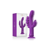 Intense - Casanova Vibrador Rabbit Silicona Triple Motor Morado |