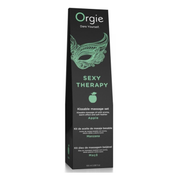 ORGIE - MASSAGGIO LABBRA MELA BACIABILE SET MASSAGGIO 100 ML