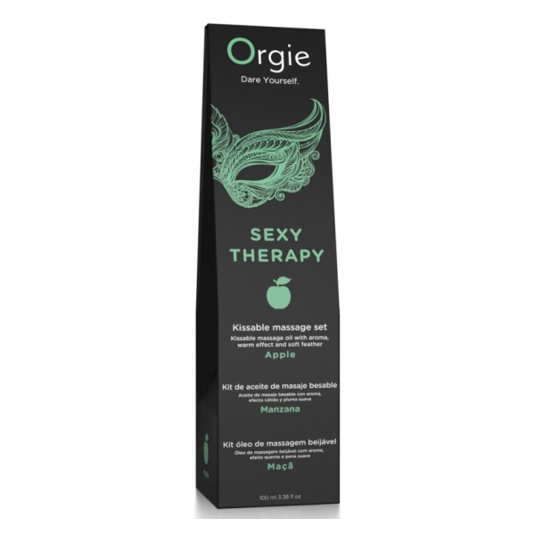 ORGIE - COFFRET DE MASSAGE POUR LES LÈVRES APPLE KISSABLE 100 ML