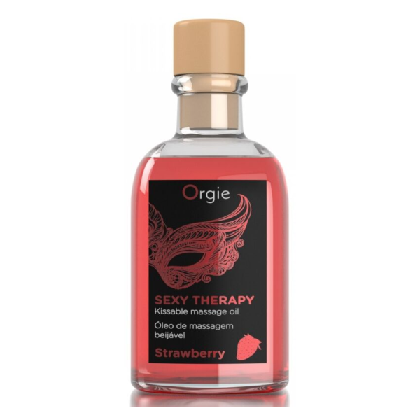 ORGIE - LIPPENMASSAGE ERDBEER KUSSBARES MASSAGESET 100 ML