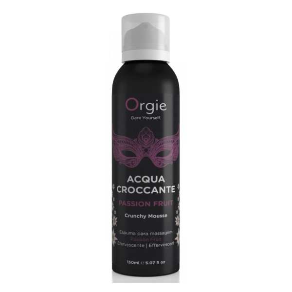 ORGIE - ACQUA CROCCANTE PASSIONSFRUCHT KNUSPRIGE MASSAGEMOUSSE 150 ML