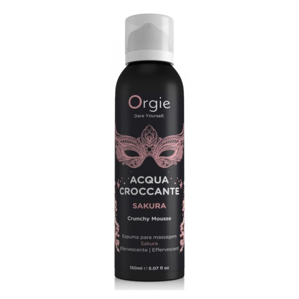 ORGIE - ACQUA CROCCANTE SAKURA MOUSSE DA MASSAGGIO CROCCANTE 150 ML