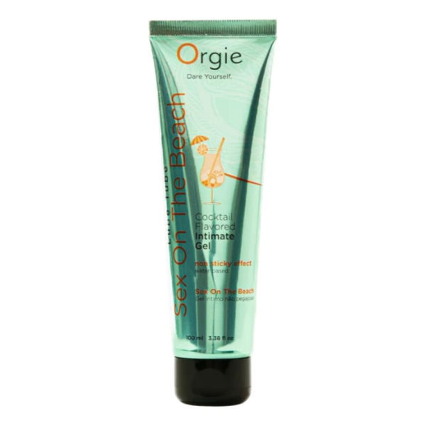 ORGIE - TUBO LUBRIFICANTE COCKTAIL SESSO IN SPIAGGIA GEL INTIMO BACIABILE A BASE DE ACQUA 100 ML